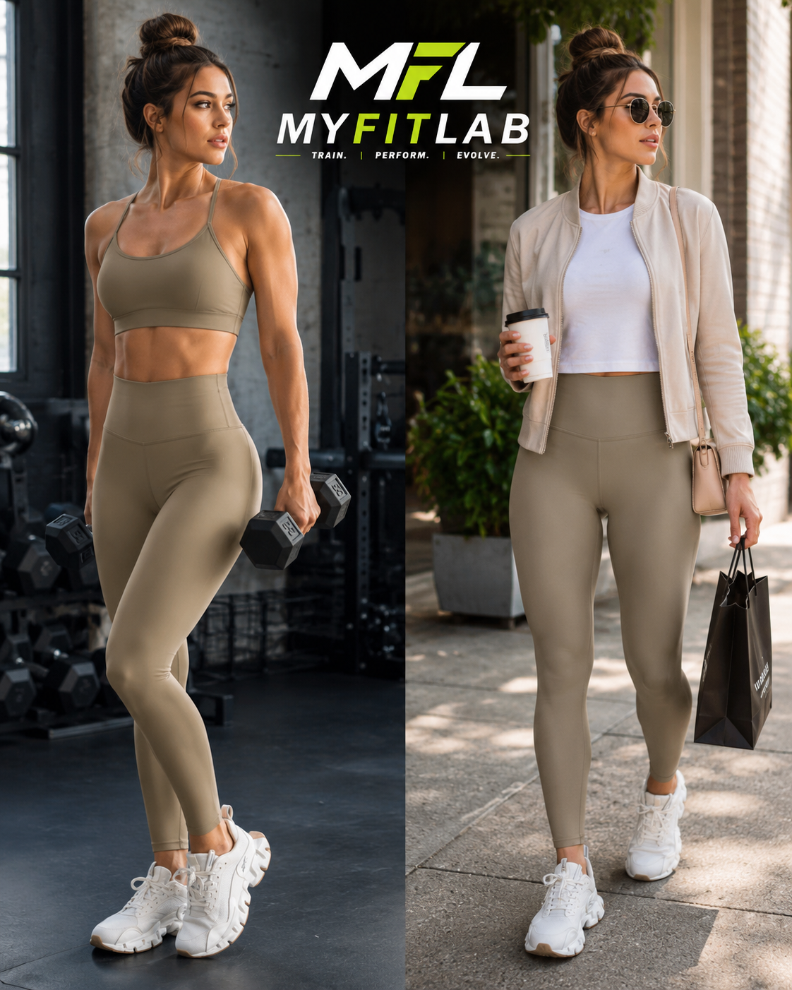 Champagne Luxe leggings